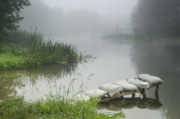 Туманно на реке Псел / Это было необычно загадочное и туманное утро на реке Псел!