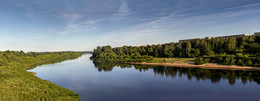 Вид на Двину / Вид на Двину с Новополоцкого моста в сторону Полоцка