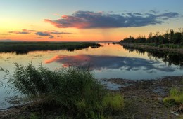 Закат / у залива