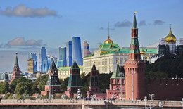 Моя Москва / Вид на Кремль и Москва-Сити с парка Зарядье