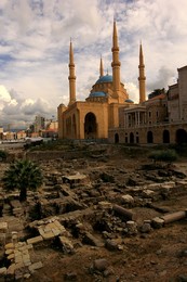 История Финикии / Ливан. Центр Бейрута. Mohammad Al-Amine Mosque