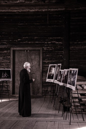 Седой старец. / Церковь Параскевы Пятницы в селе Барабаново — деревянные Кижи под Красноярском.