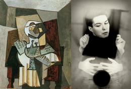 Пабло Пикассо, &quot;Натюрморт с голубем&quot;, 1919 Сергей Удальцов, &quot;Натюрморт с человеком&quot;, 1991 / ***