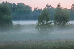 Вечерний туман / Татарстан,Урняк