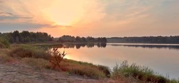 Вечерняя панорама озера / Вечерняя панорама озера