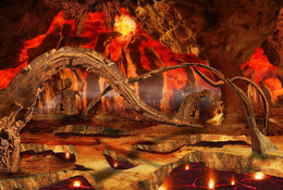 горячий ад / Manipulation under the ground in hell and the heat