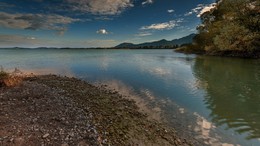 Форггензе (нем. Forggensee) — озеро в Баварии, Германия / Форггензе (нем. Forggensee) — озеро в Баварии, Германия
