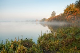 Утро на озере / Утро на озере. Минск. Серебрянка