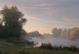 Утро туманное / Утро,туман,река