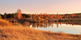 Осенний вечер на берегу / Осенний вечер на берегу