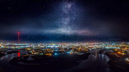 Ночь над городом / Монголия, Улгий
