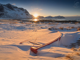 Skagsanden beach / Норвегия