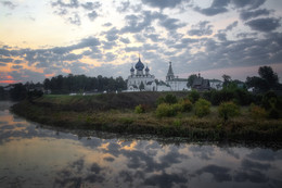сентябрьское утро / утро, сентябрь, Суздаль, вид на кремль.