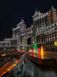 &nbsp; / Дом министерств, Астана ночная