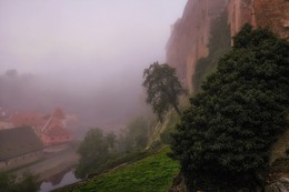 Раннее утро / Чешский Крумлов, у стен замка.
