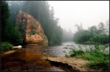 Река просыпается / Рано утром в конце сентября на реке Амата.