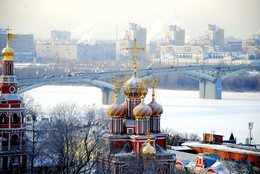 Нижегородская зима. / Начало зимы в Нижнем Новгороде.