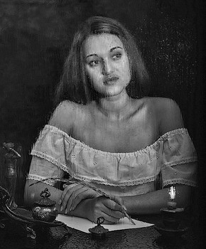,, Я Вам пишу...,, / свет,стекло, модель
