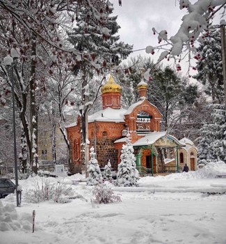 церковь Воскресенья Христова / Украина,Винница.Церковь Воскресенья Христова.Построена в 1910 году.Архитектор-В.Артынов. Действующая...