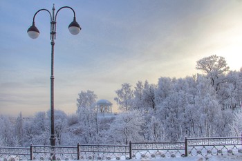 Зимняя зарисовка / Александровский сад в сказочных зимних декорациях.