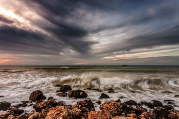 Вечерний прибой / Крым