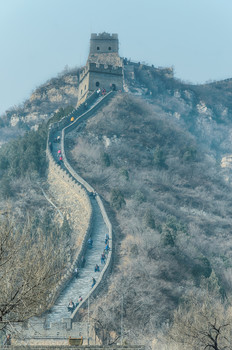 Великая Китайская Стена (участок Бадалин). / Март 2018 год. 
Китай.