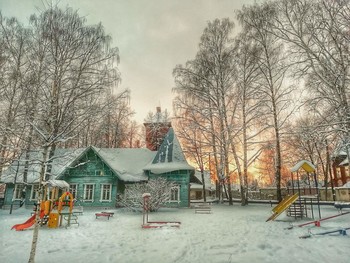 Бывший санаторий. / Бывший санаторий.