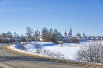 С Рождеством! / утро, морозец, Троице-Сергиев Варницкий монастырь, Ростов-Великий