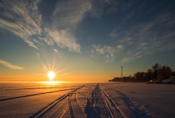 зимний закат / ***