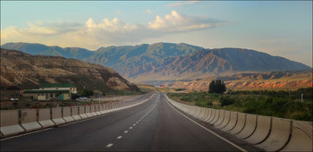 Дорога / Боомское ущелье, Киргизия, дорога