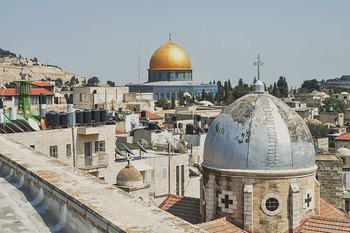 Иерусалим - Снято с крыши Храма гроба господня / -----
