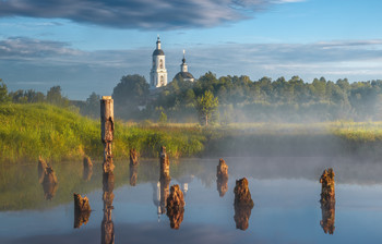 Рассвет на Медном озере / С.Филипповское, Владимирская область
