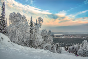 Вечерний спуск / Место для любителей покататься
