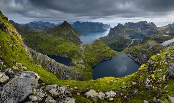 Озера Москенеса / Лофотены, Норвегия