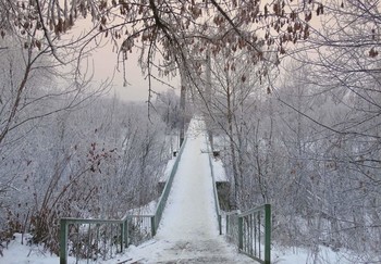 Утренний мост через Оку / Утренний мост через Оку