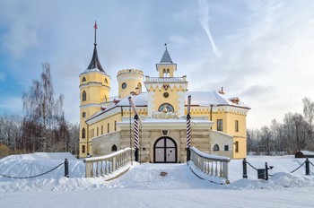 Крепость Бип в парке Мариенталь. / Павловск. Парк Мариенталь. Февраль 2018.