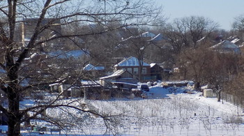 Прошел снег... / Заснеженный этюд...