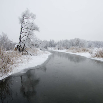 Зима / зимняя река