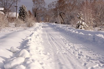 Февральская стужа / Первый день февраля. Красницы,Ивановская обл.