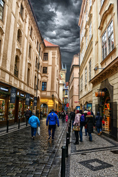 Пражские улочки.(серия) / Декабрь,зима. Прага красива всегда в любое время года...