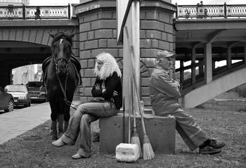 В рабочий полдень / Витебск, Кировский мост