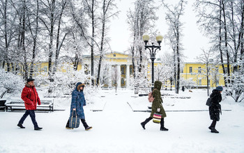 Снегопад / Москва. Снегопад