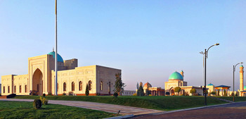 Утро в Ташкенте / мечеть Сузук ота