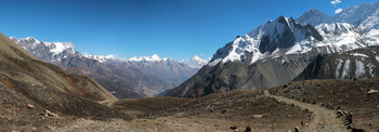 На перевале Тиличо / Непал. Гималаи.