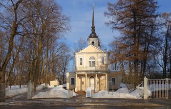 Утро в марте... / Знаменская церковь. Царское Село.