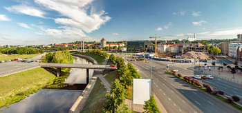 Панорама города Каунаса / Панорама города Каунаса