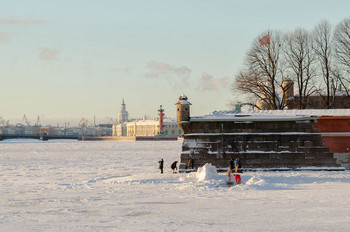 Зимние купания на Петропавловке. / Январь 2019.