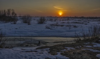 Время предзакатное. / Подмосковье