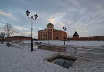 Тульский кремль. Вид на Богоявленский собор / Россия. Тула. Кремль. Богоявленский собор.