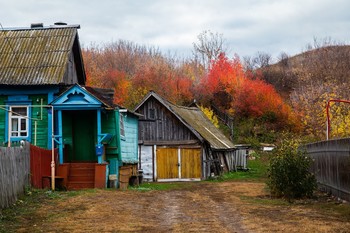 Золотая осень / Деревня в самарской губернии.